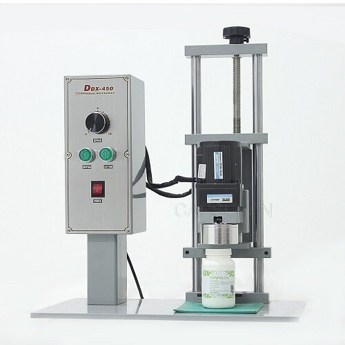 Semi-automatic desktop capping equipment